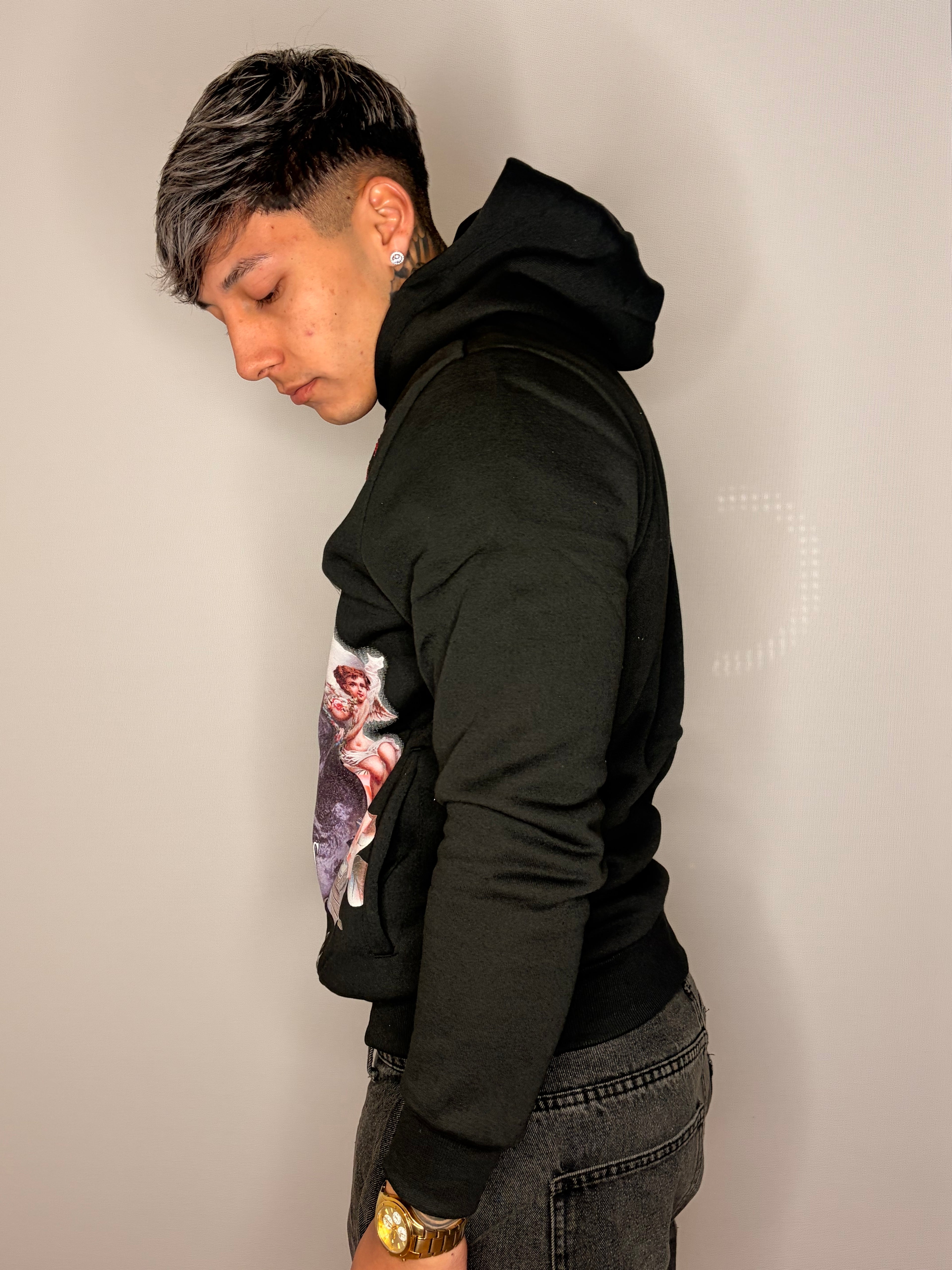 Hoodie Statement — Rhinestone