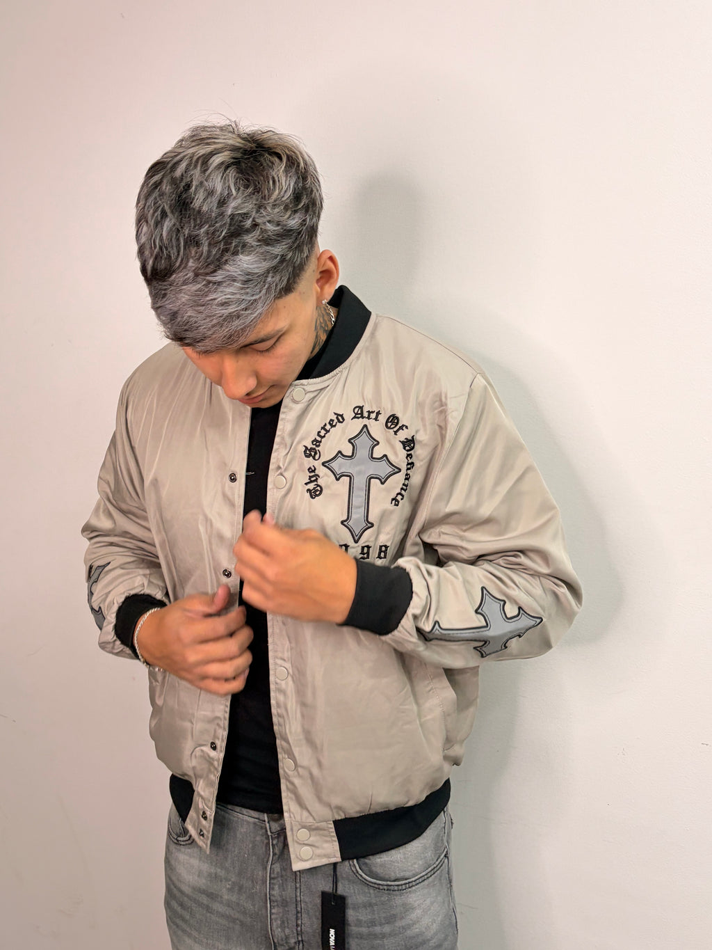 Bomber Luxe — Black