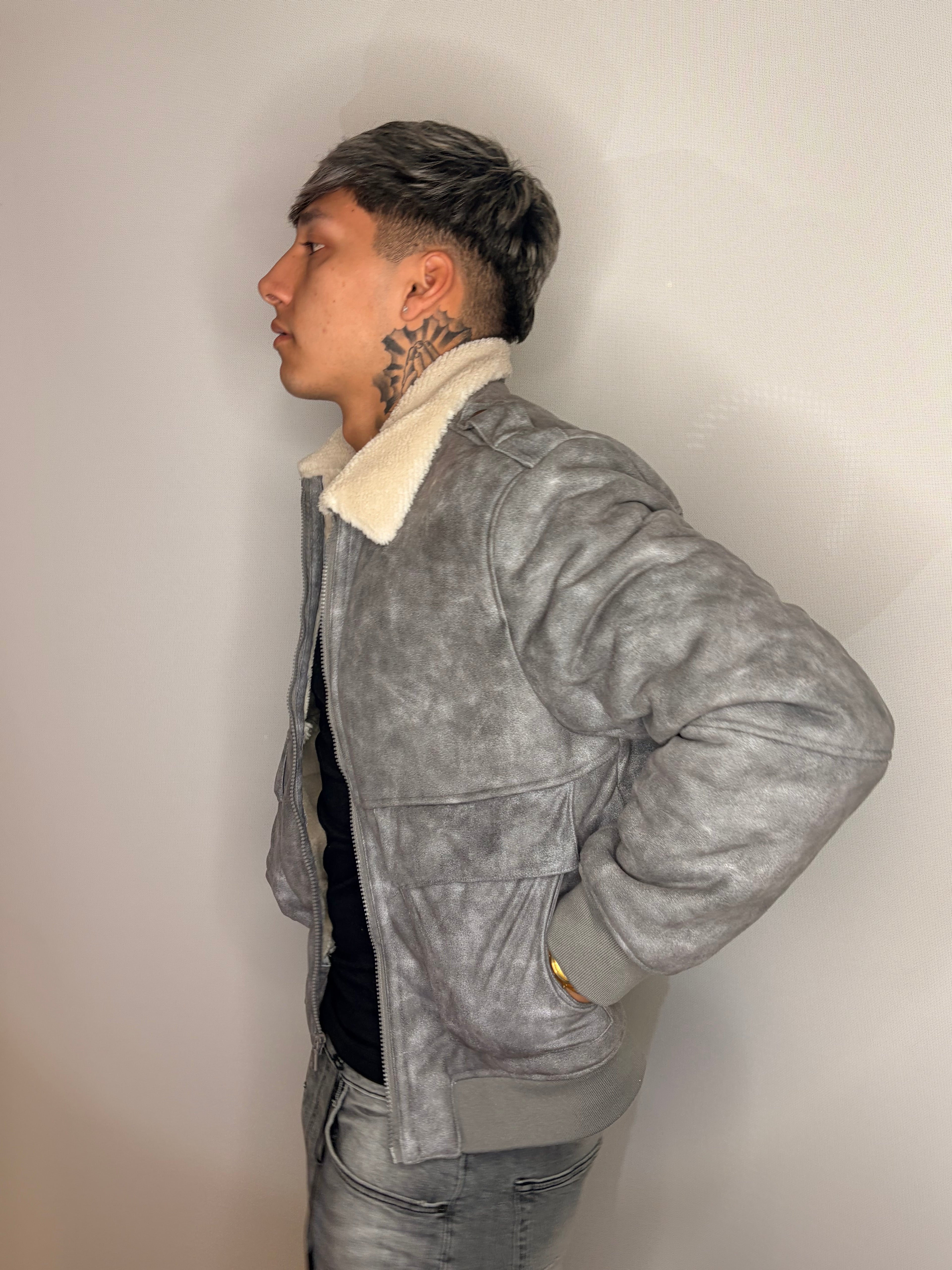 Chaqueta Utility — Stone