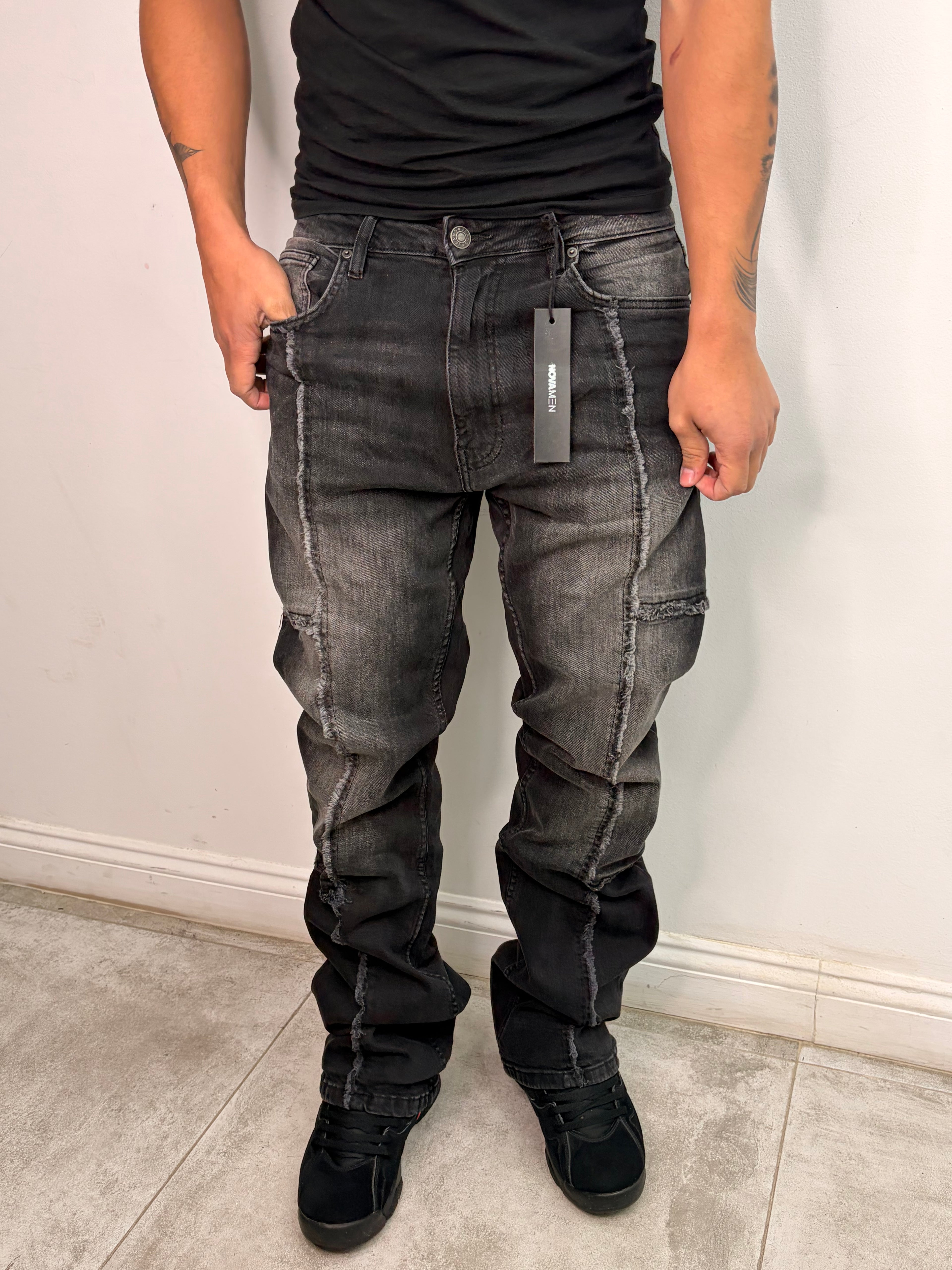 Jeans Flared — Stone 02