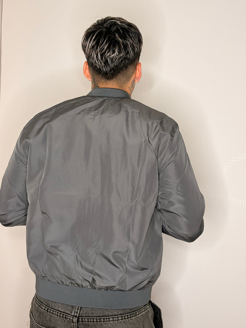 Cazadora Aviator — Charcoal