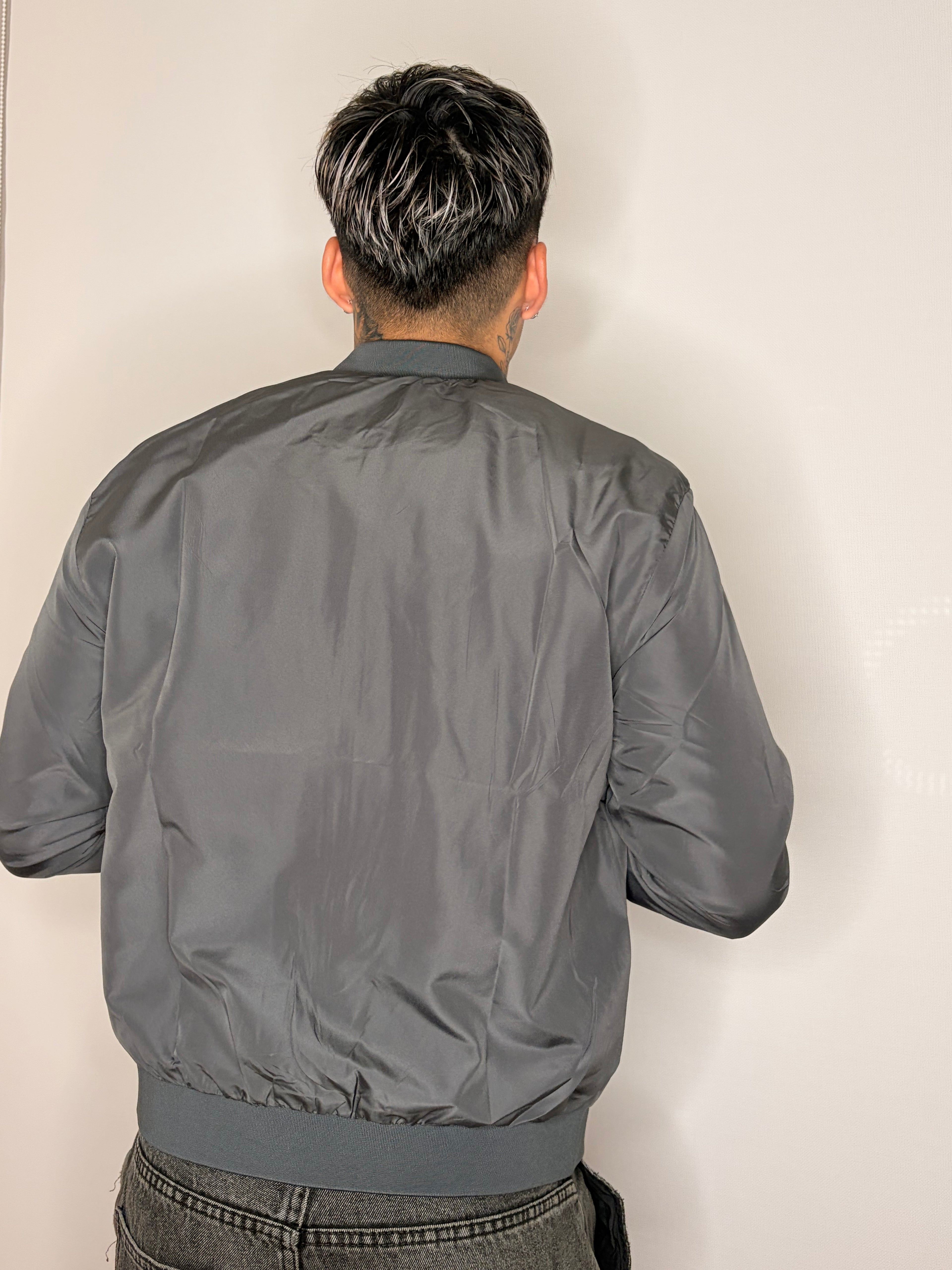 Cazadora Aviator — Charcoal