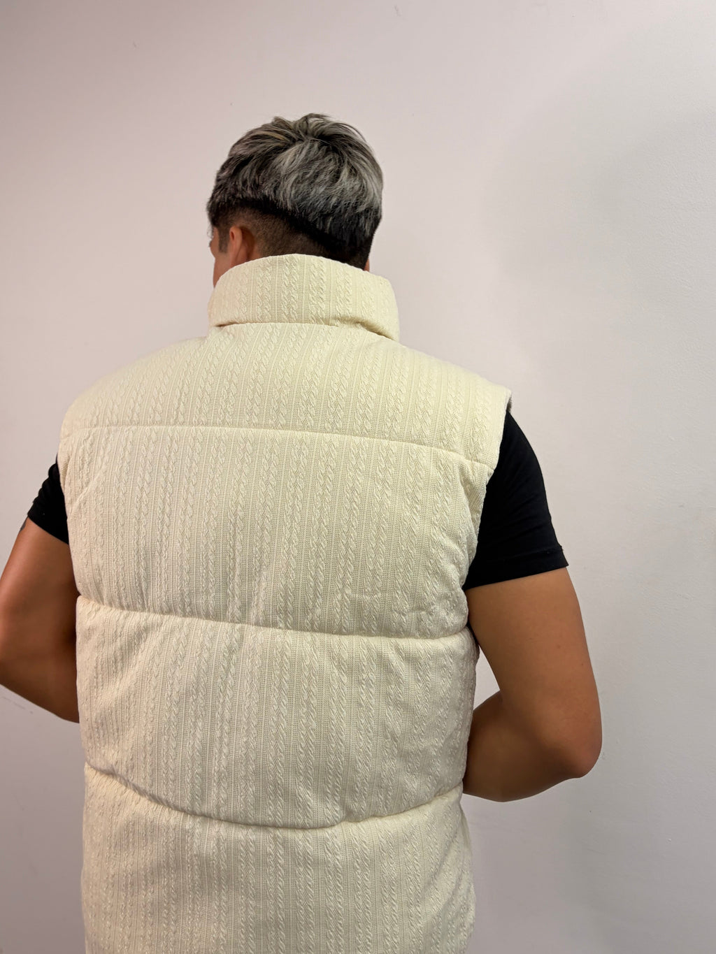 Chaleco Puffer — Ónix