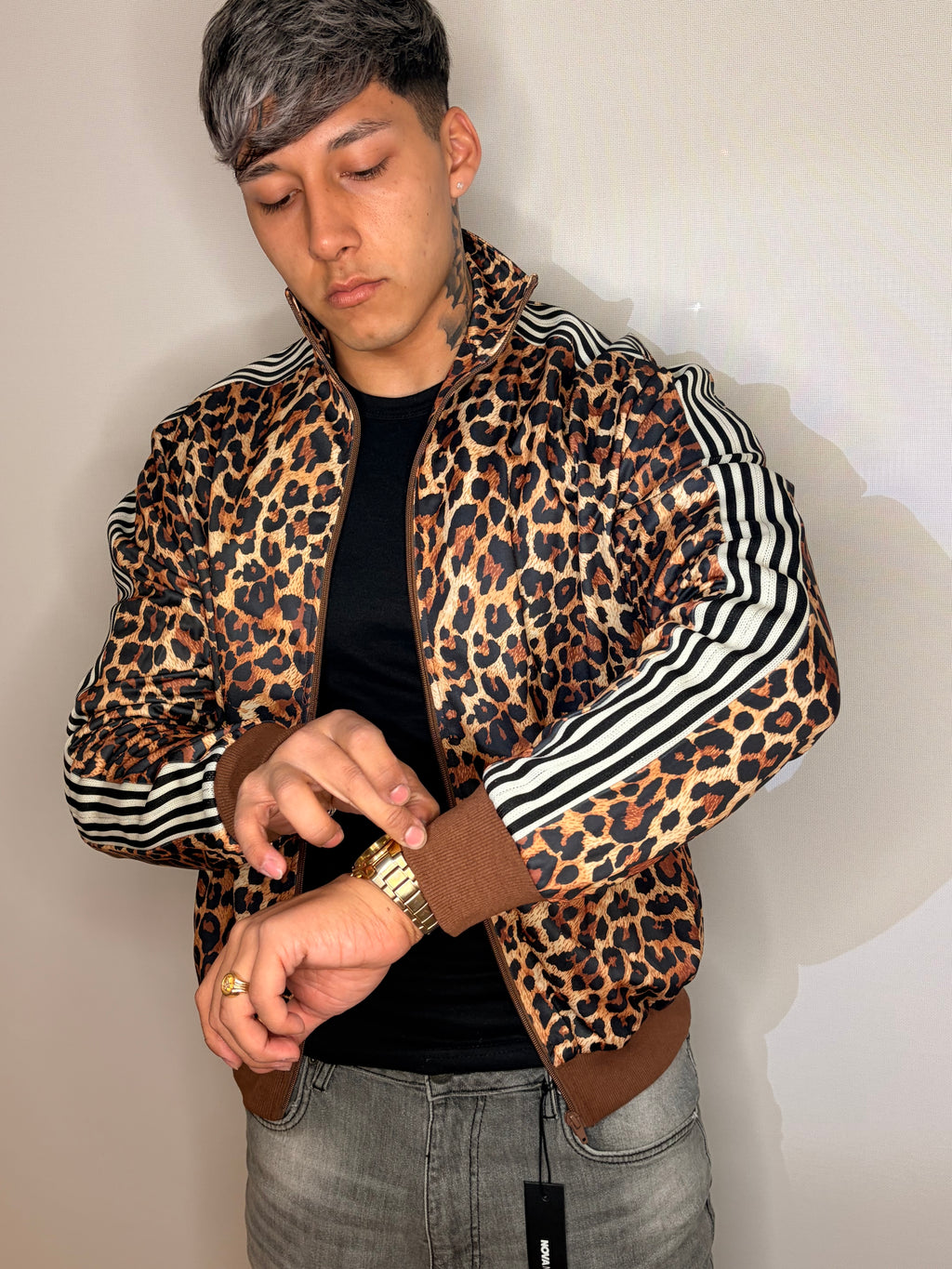 Chaqueta Statement — Leopard
