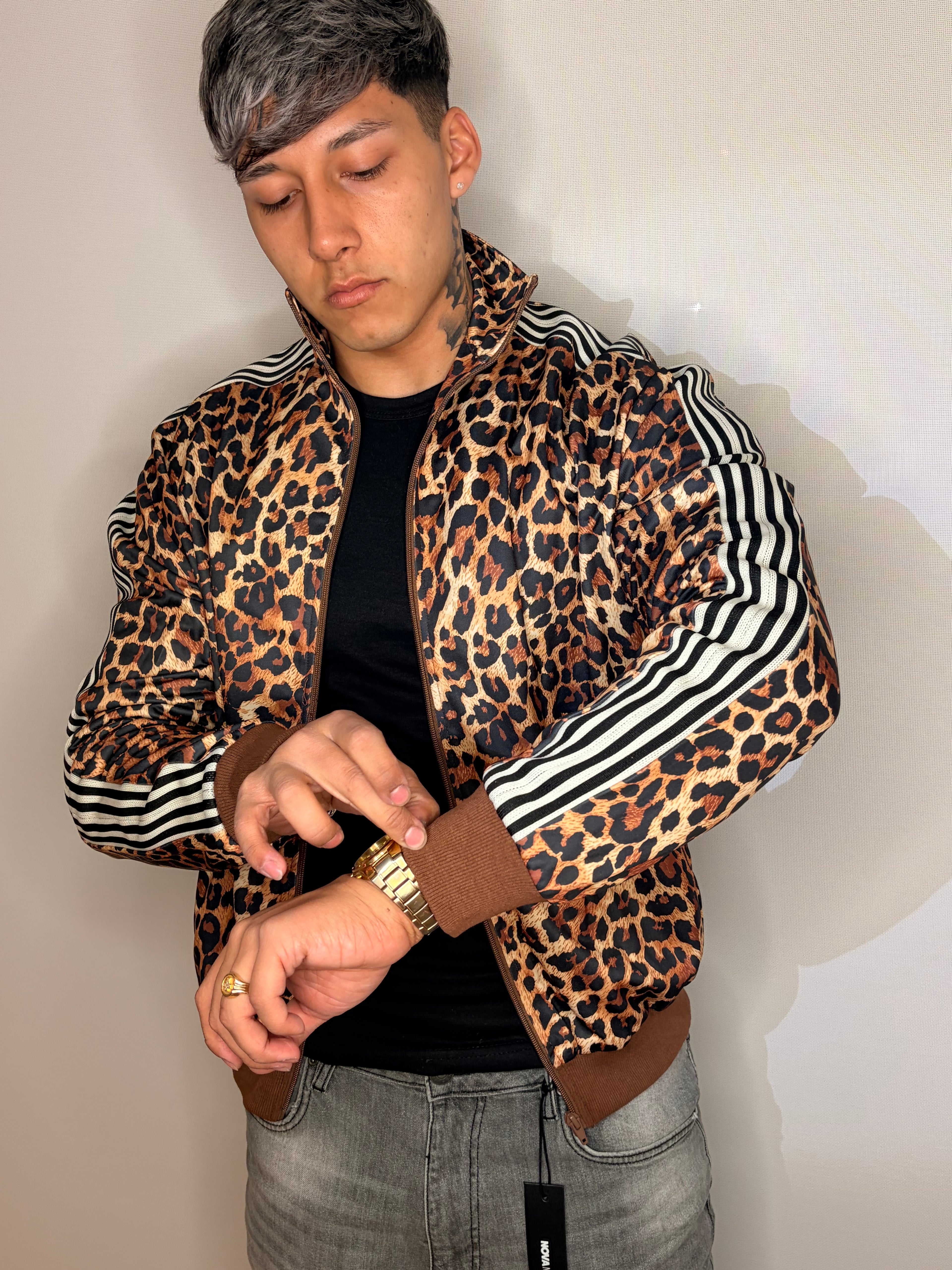 Chaqueta Statement — Leopard