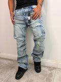 Jeans Flared — Light Wash