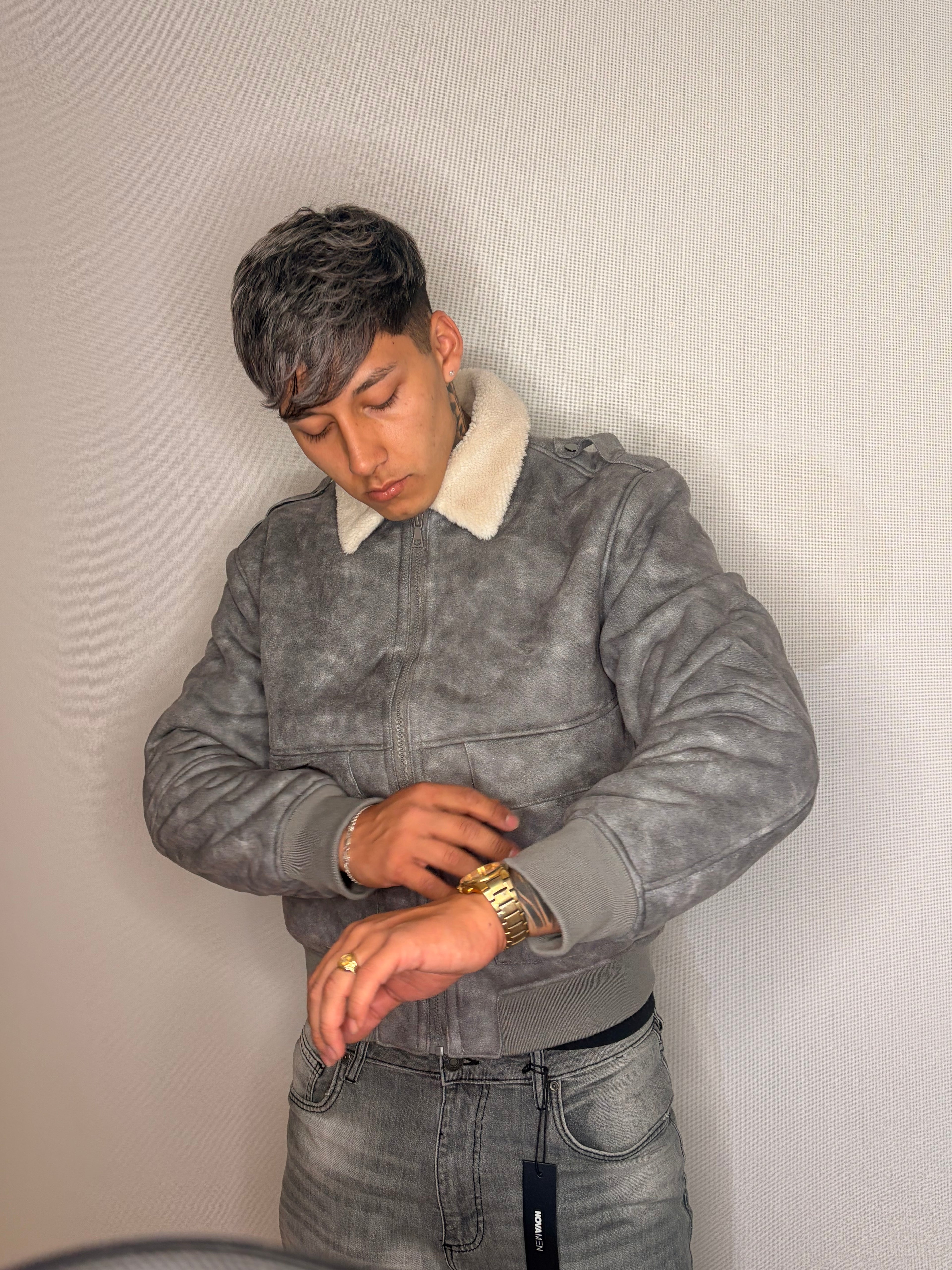 Chaqueta Utility — Stone