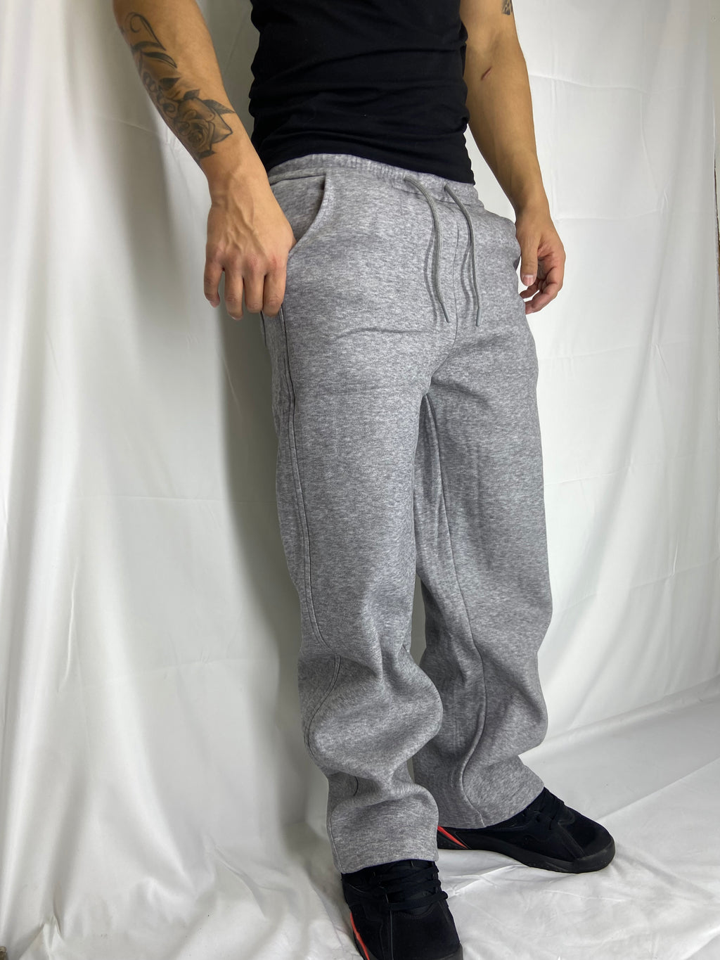 Buzo recto basico (Gris)