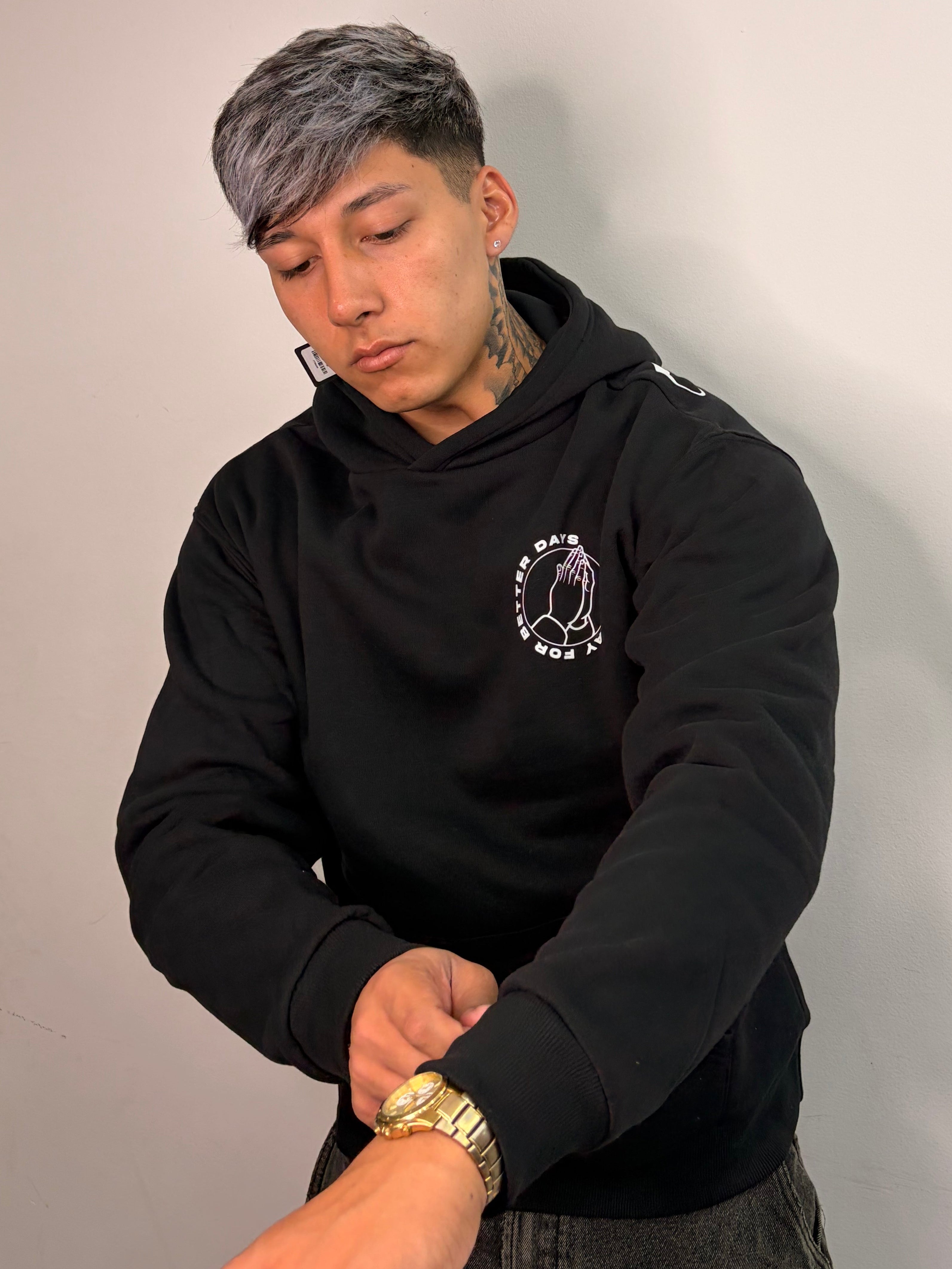 Hoodie Essential — Ónix