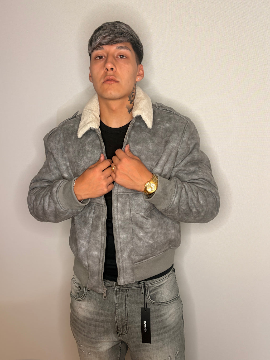 Chaqueta Utility — Stone