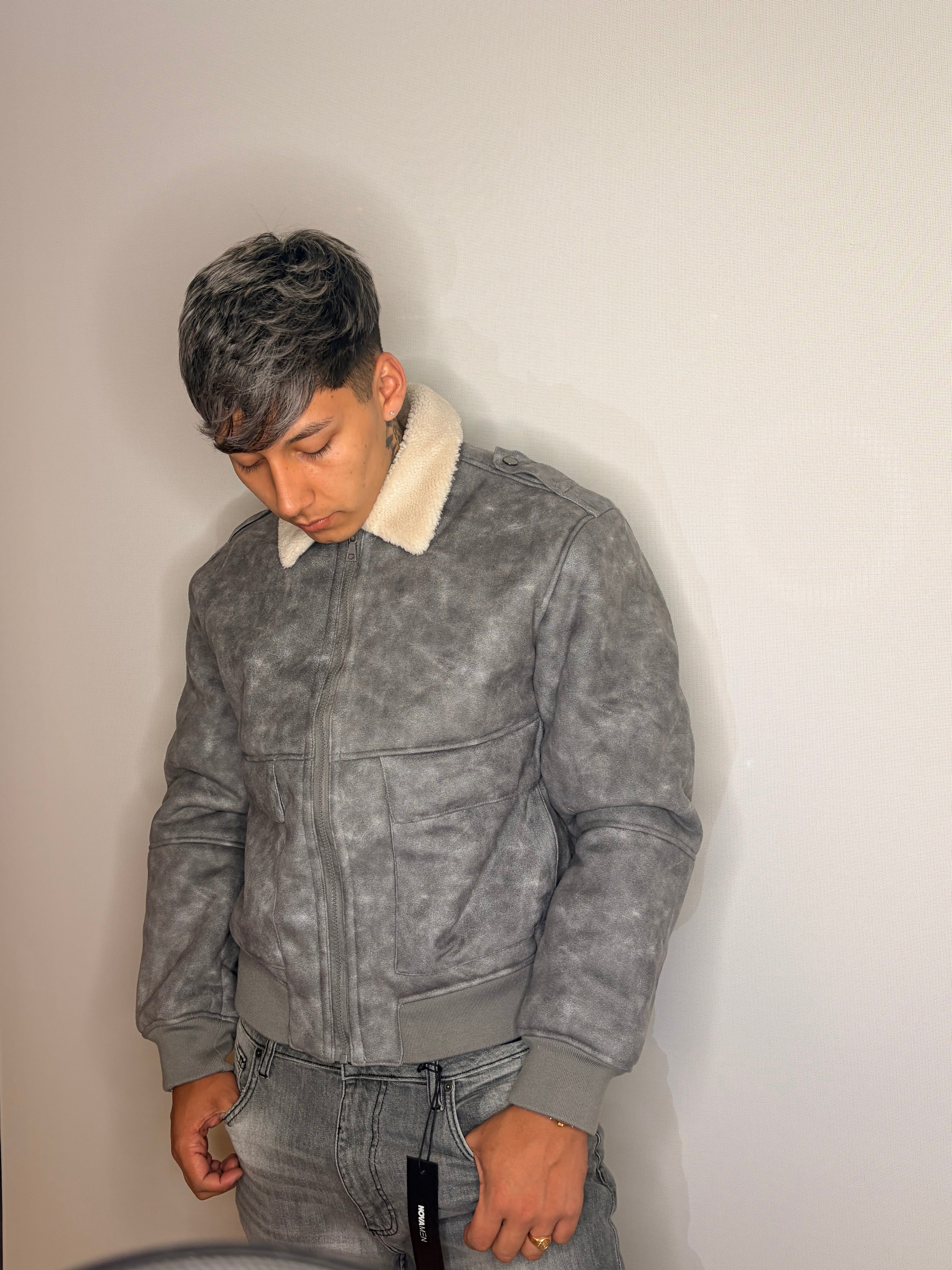 Chaqueta Utility — Stone