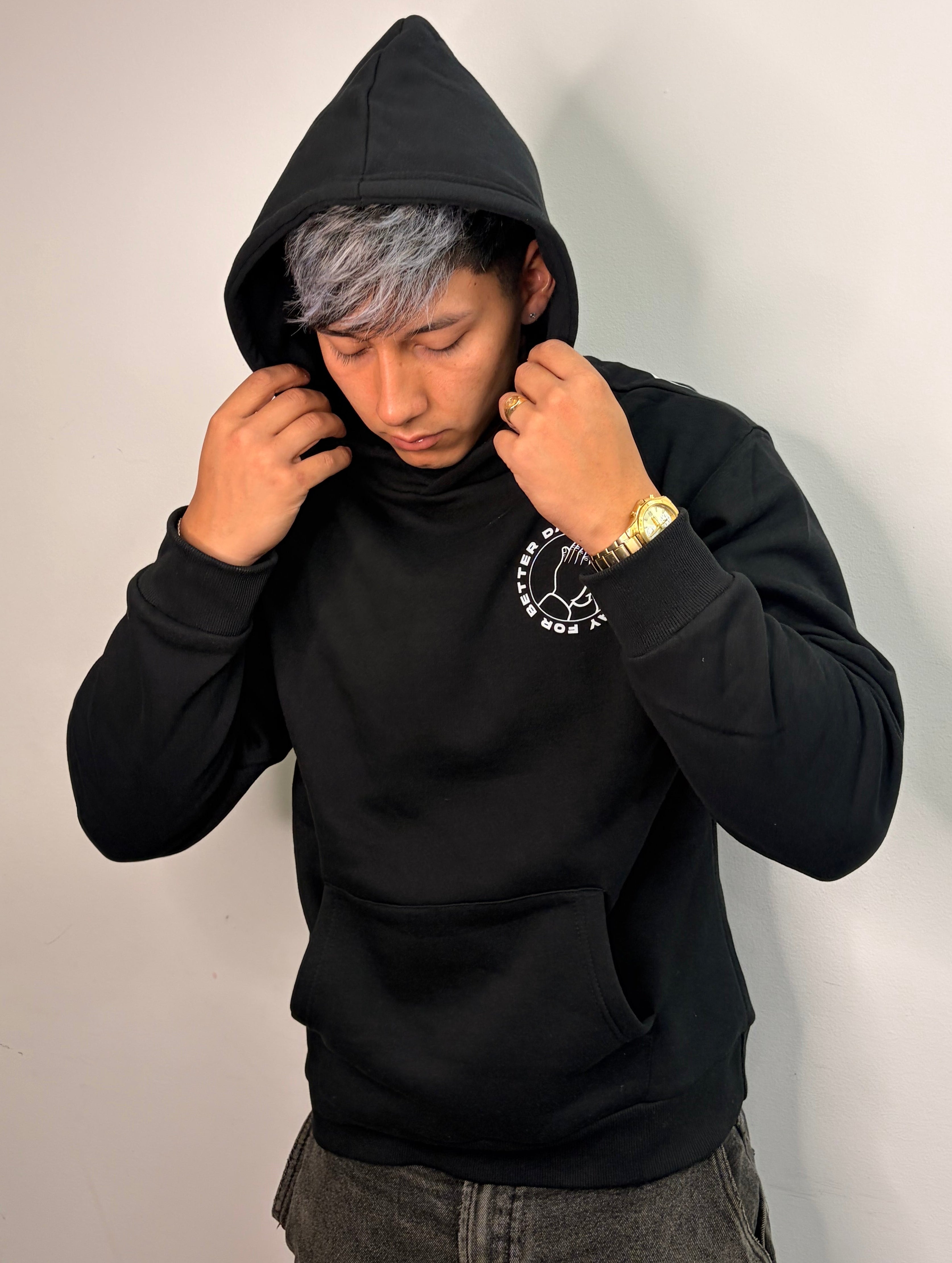 Hoodie Essential — Ónix